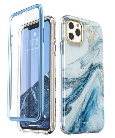 Cosmo Series Case for Iphone 11 Pro 2019 5.8 Inch, Slim Full-Body Stylish Protective Case with Built-In Screen Protector(Blue)