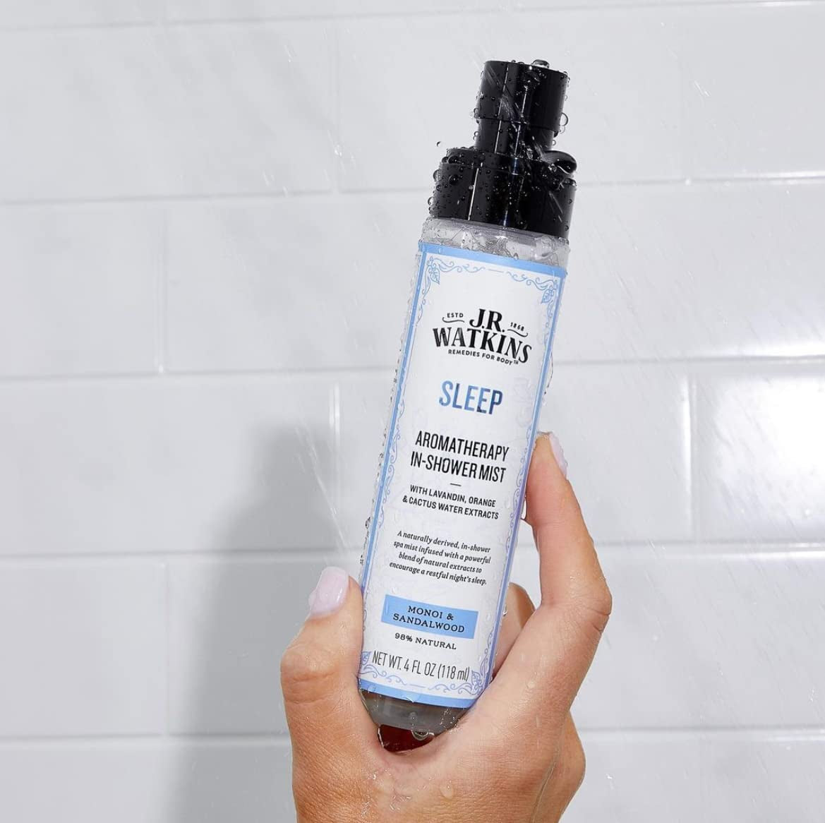 Sleep Aromatherapy In-Shower Mist, Natural Monoi & Sandalwood, 4 Oz