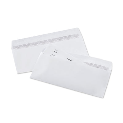 PEN + GEAR #10 Privacy Tint Gummed Envelopes, White, 4.13 in X 9.5 In, 150 Count