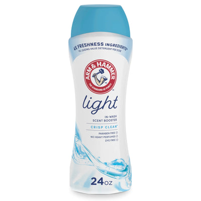Light In-Wash Scent Booster, Laundry Scent Booster Crisp Clean Scent, 24 Oz