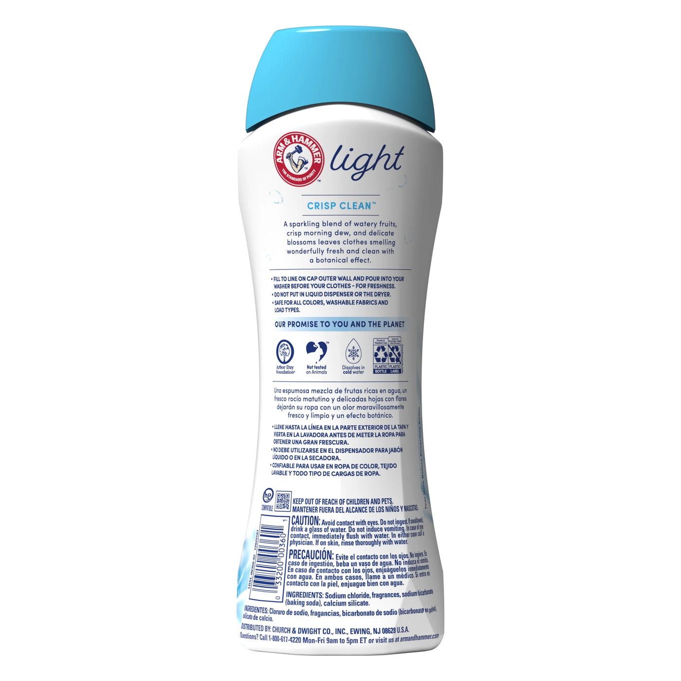 Light In-Wash Scent Booster, Laundry Scent Booster Crisp Clean Scent, 24 Oz