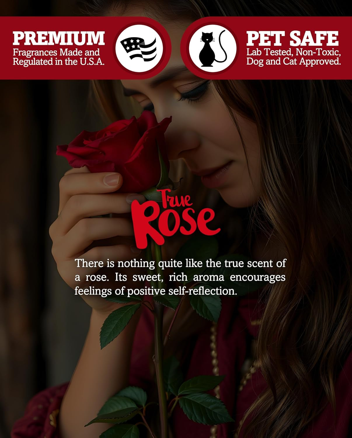 True Rose Soy Wax Melts 3 Pack - 3 Highly Scented 3 Oz. Bars - Made with 100% Soy and Essential Fragrance Oils - Phthalate & Paraffin Free, Vegan, Non-Toxic