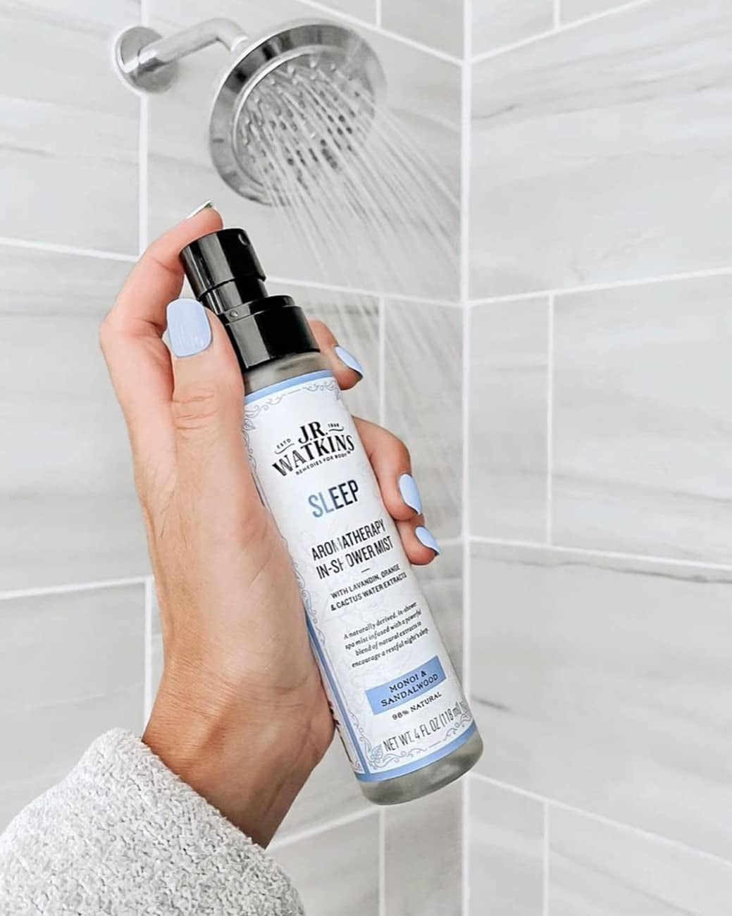 Sleep Aromatherapy In-Shower Mist, Natural Monoi & Sandalwood, 4 Oz